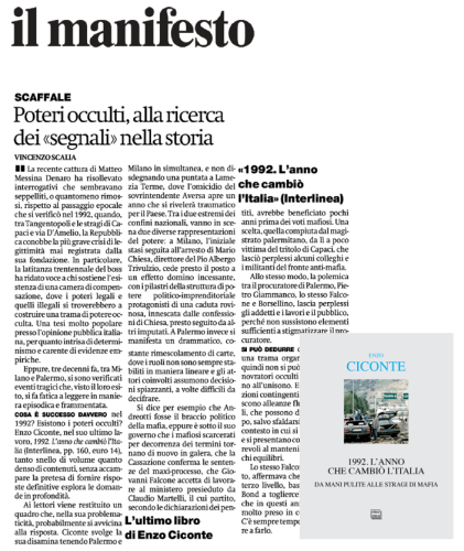 1992. L’anno che cambiò l’Italia