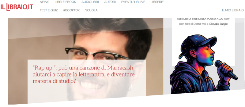 "Rap up!": può una canzone di Marracash aiutarci a capire la letteratura, e diventare materia di studio?