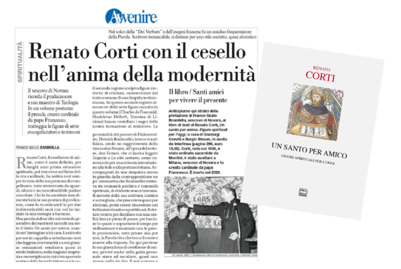 Renato Corti con il cesello nell'anima della modernità