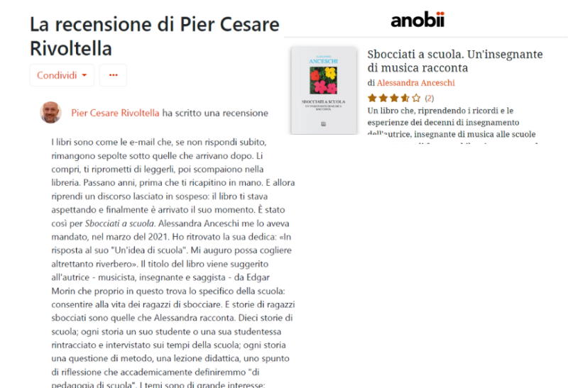 Sbocciati a scuola
