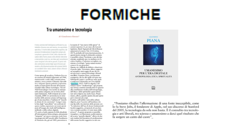 Umanesimo per l’era digitale