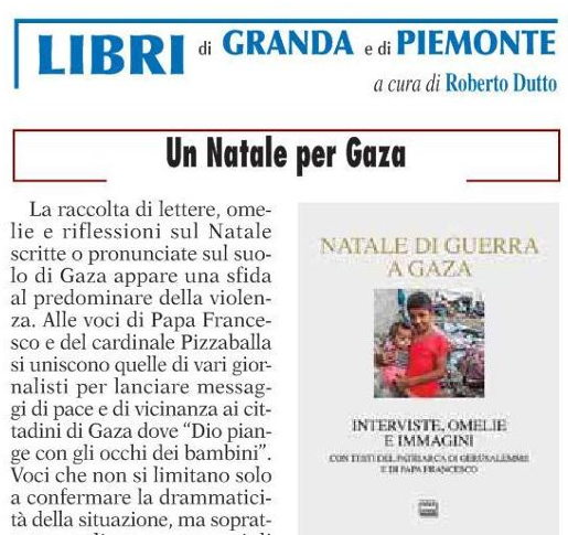 Natale di guerra a Gaza