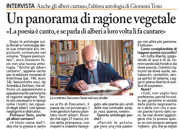 Anche gli alberi cantano